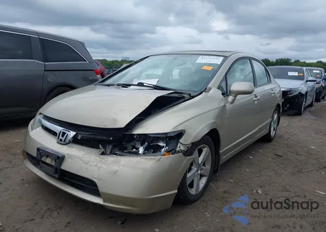 2008 Honda Civic Ex z USA, uszkodzony, nr VIN 1HGFA16838L113303